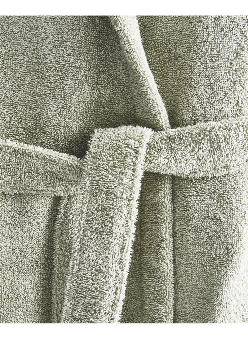 تى ام هوم عرض محدود من TM HOME – اشتري روب فندقي فاخر من القطن الطبيعي 100% بلون أخضر نعناعي وانتعش بأناقة – احصل على فوطة مجانية مقاس 50×100 – جودة فندقية أصلية ونعومة لا تُقاوم - Image 3