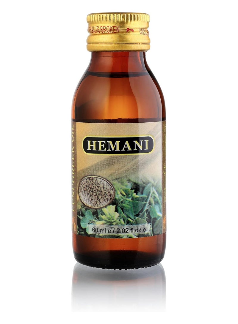 Hemani Fenugreek Oil 60ml | 100% Pure & Natural | Hair Strengthening, Skin Nourishment & Massage Oil - Image 2