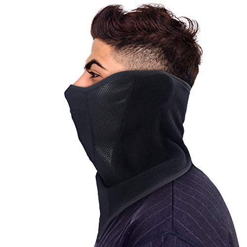 Omenex Balaclavas,Windproof Adjustable Stable Earloop Half Face Mask Neck Gaiter,Breathable Area for Snowboard Ski Camping Motorcycle Cycling Bike Hiking Skateboard Skull(Long Neck Style) - Image 2