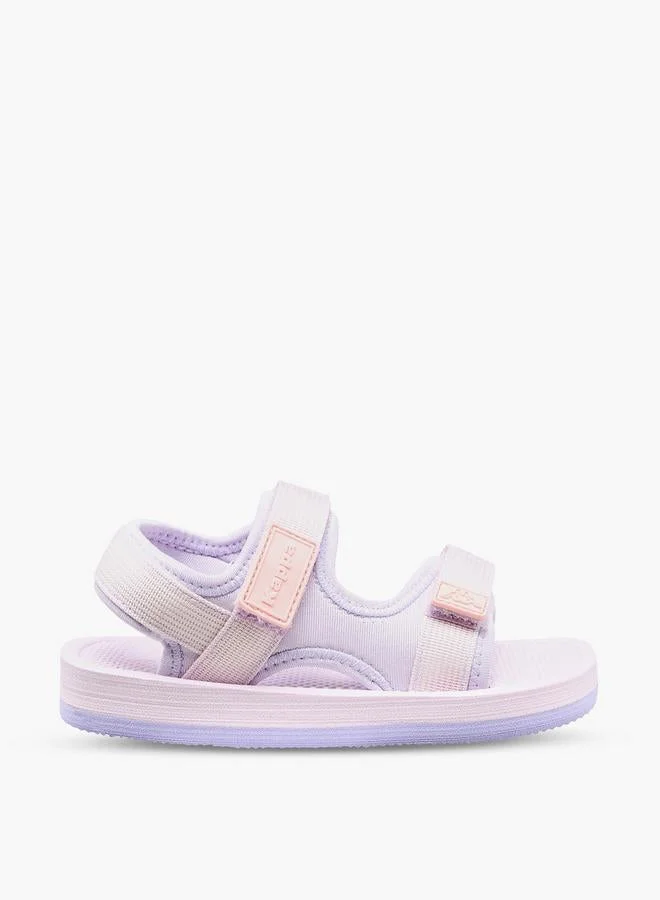 كابا Sandals With Hook & Loop Closure, Logo Detail
