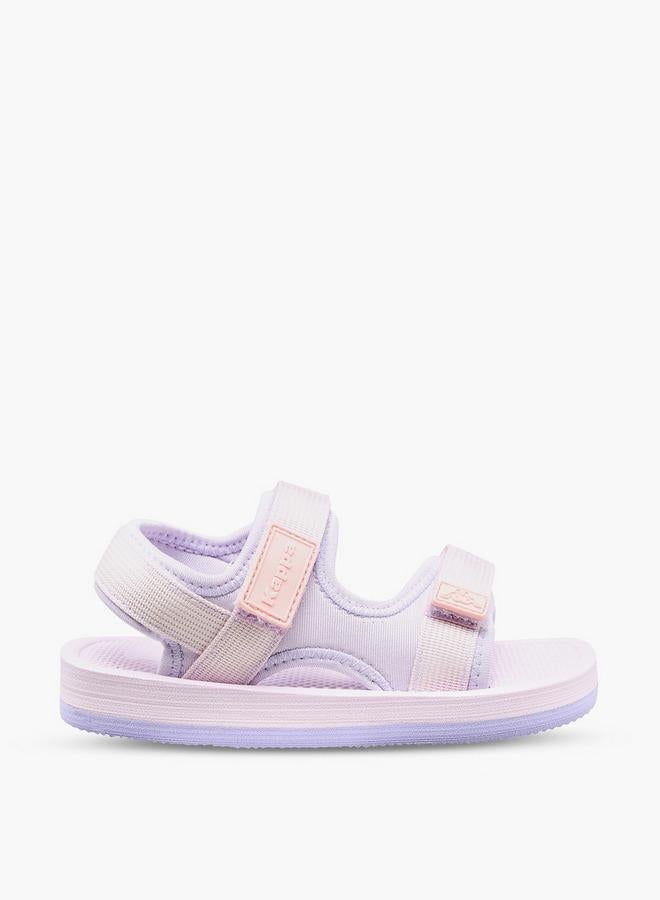 Kappa Sandals With Hook & Loop Closure, Logo Detail - Image 1
