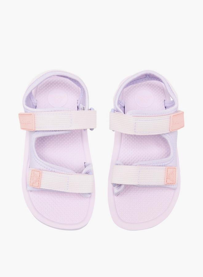 Kappa Sandals With Hook & Loop Closure, Logo Detail - Image 2