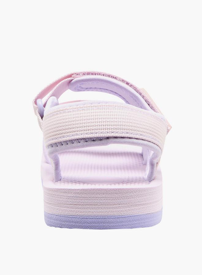 Kappa Sandals With Hook & Loop Closure, Logo Detail - Image 4