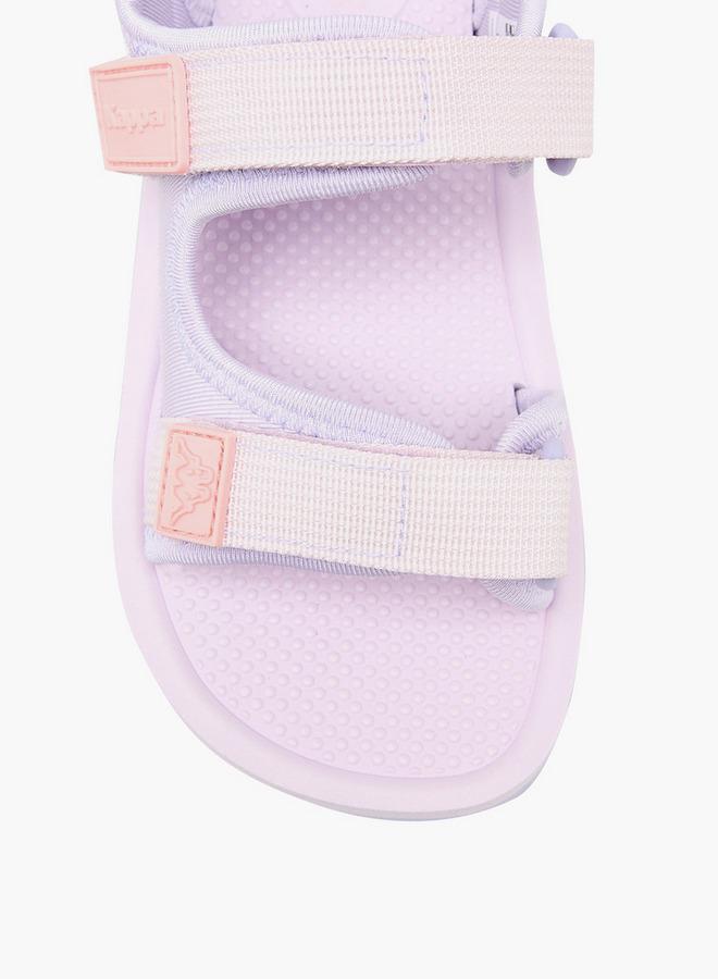 Kappa Sandals With Hook & Loop Closure, Logo Detail - Image 3