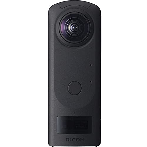 RICOH كاميرا RICOH THETA Z1 51GB سوداء 360°، مستشعرين CMOS بحجم 1.0 بوصة مضاء من الخلف، ذاكرة داخلية 51GB، صور بدقة 23MP، فيديو بدقة 4K مع تثبيت الصورة، HDR، نقل لاسلكي عالي السرعة - Image 1