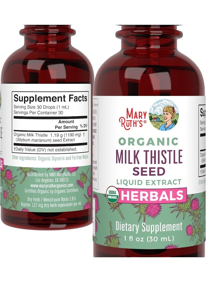 MaryRuth's Milk Thistle Seed Liquid Drops by MaryRuth's - Image 3