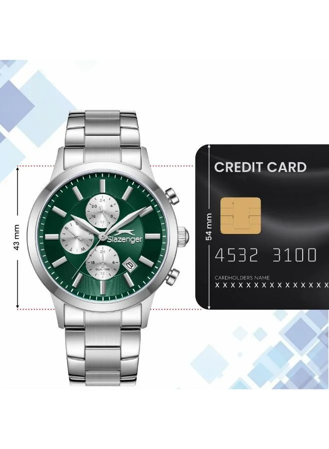 Slazenger  Men's Metal Multifunction Watch SL.9.2264.2.06 - 43 mm mm for Men | Best Price UAE