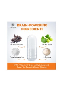 TWINLEAF Dopamine Booster 1000mg 60caps  - Image 3