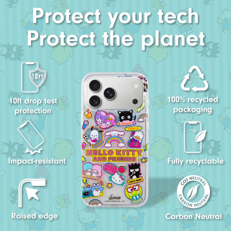 Sonix x Sanrio Case for iPhone 17 Pro Max | Compatible with MagSafe | 10ft Drop Tested | Hello Kitty and Friends Stickers - Image 4