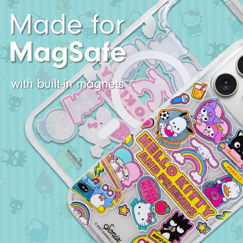 Sonix x Sanrio Case for iPhone 17 Pro Max | Compatible with MagSafe | 10ft Drop Tested | Hello Kitty and Friends Stickers - Image 3