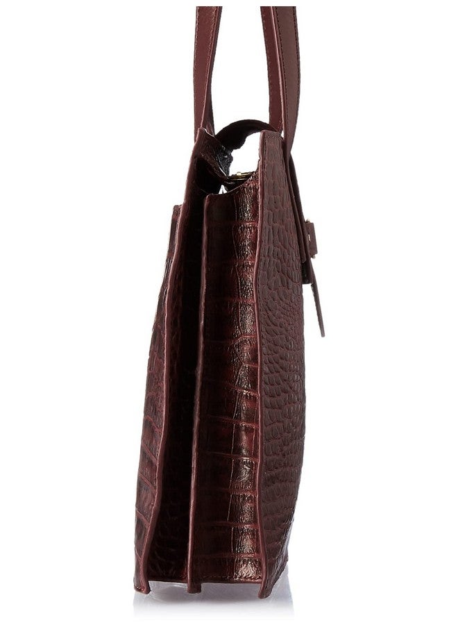 Hidesign Hidesign womens JEWEL III Large Marsala Shoulder Bag - Image 3