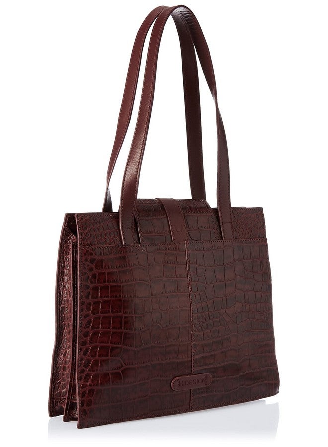 Hidesign Hidesign womens JEWEL III Large Marsala Shoulder Bag - Image 2
