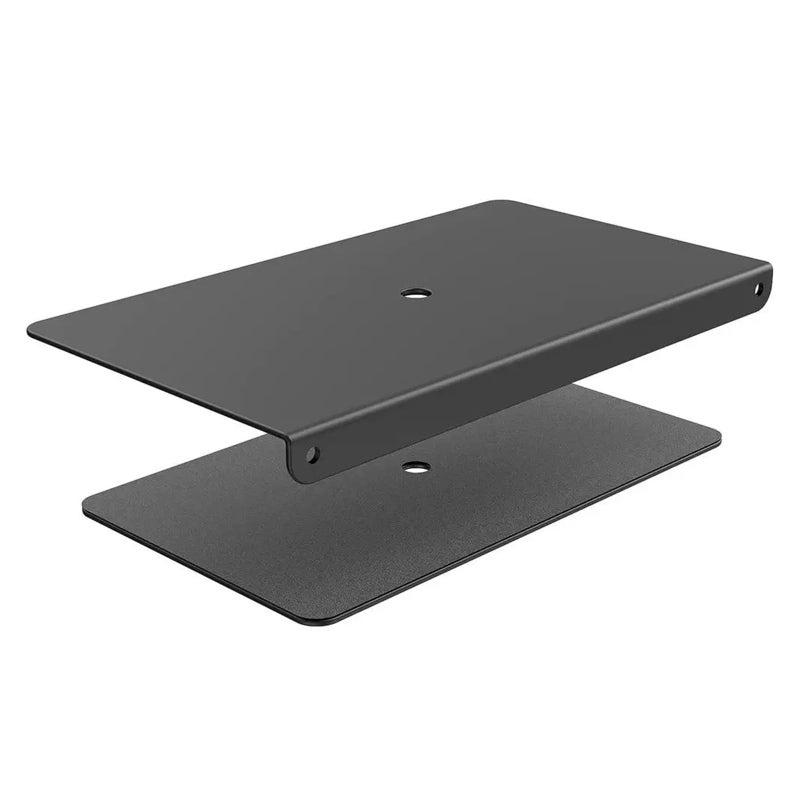 Monitor Mount Reinforcement Plate For Thin Glass And Fragile Desktops Black - Image 2