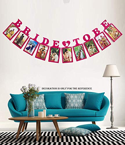 SOI Bride to Be Photo Banner for Bachelorette/Wedding/Engagement/Bridal Shower Party Kit Supplies Decorations Decor - Image 1