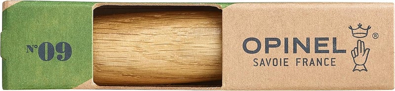 Opinel No.06-No.09 Premium Woods, Stainless Steel Folding Pocket Knife, Made in France (No.09/Oak) - Image 4