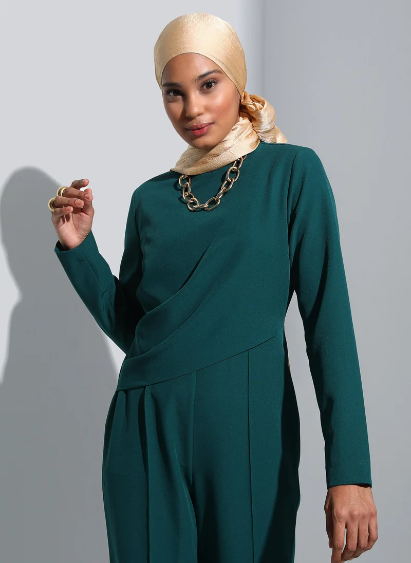 Refka by modanisa Emerald - Evening Jumpsuits - Refka