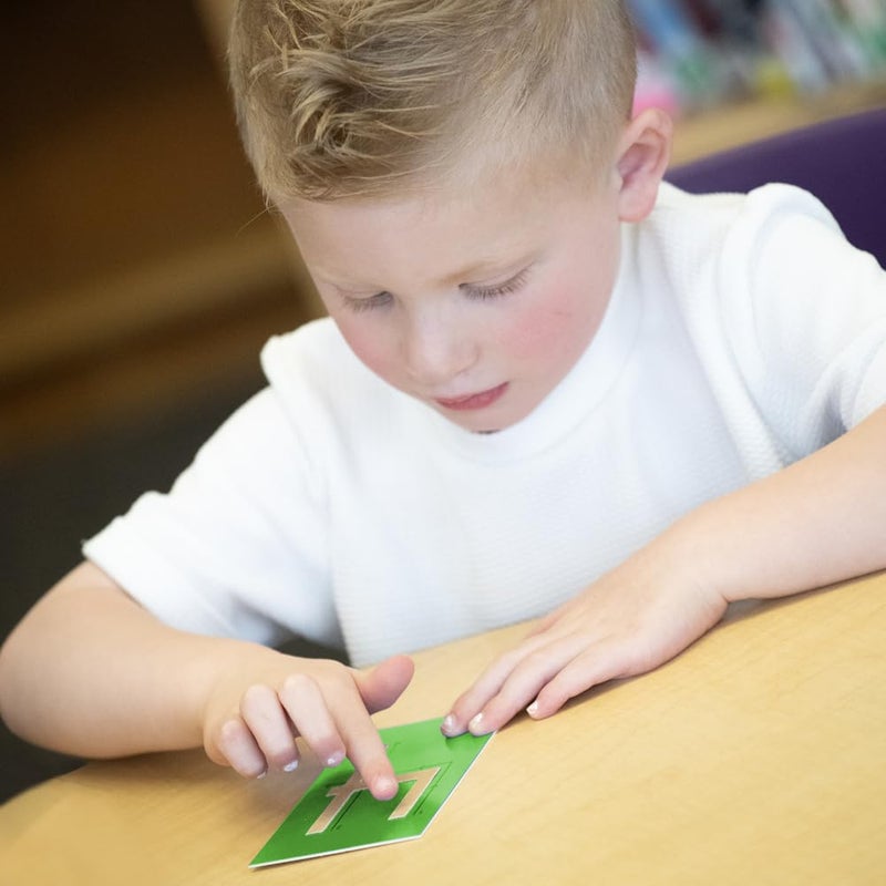 Didax Sandpaper Numerals - Tactile Learning Cards for Early Math Skills - Image 4