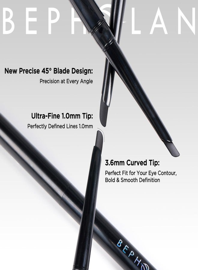 BEPHOLAN Black Eyeliner Pencil, Waterproof Eyeliner Pen D-Tip Precision Smudge Proof Long Lasting Eye Liner Beginner Friendly Ideal for Waterline & Daily Eye Makeup - Image 3