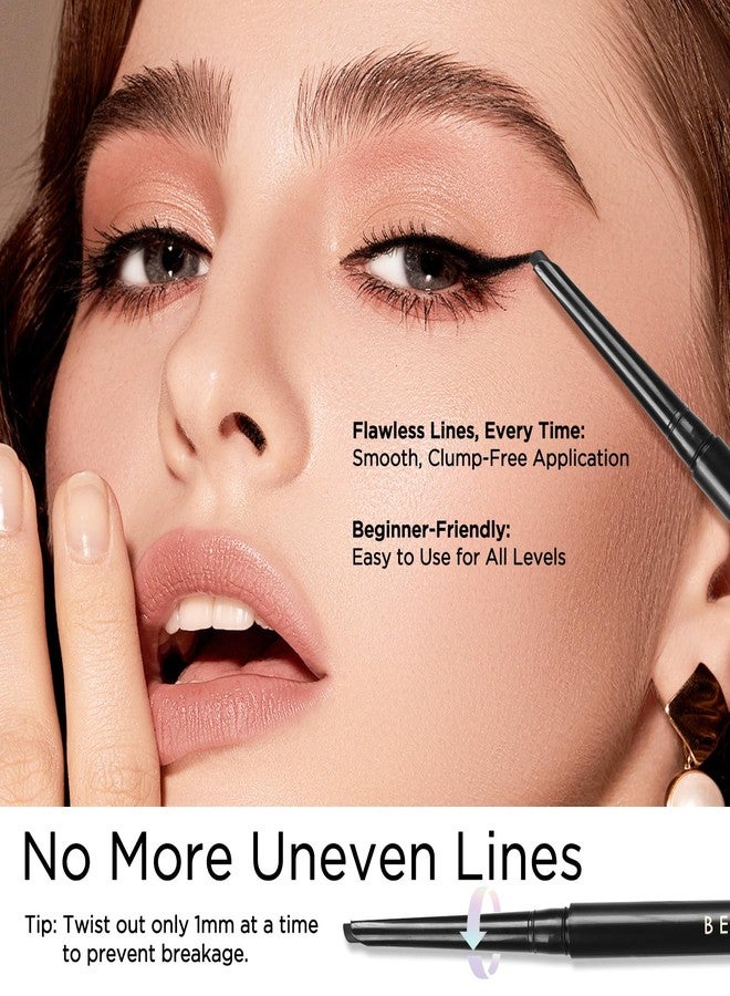 BEPHOLAN Black Eyeliner Pencil, Waterproof Eyeliner Pen D-Tip Precision Smudge Proof Long Lasting Eye Liner Beginner Friendly Ideal for Waterline & Daily Eye Makeup - Image 2