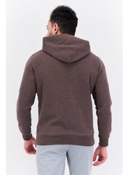 Champion Men Sportswear Fit Long Sleeves Running Sweatshirt, Brown  - Image 3