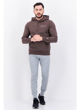 Champion Men Sportswear Fit Long Sleeves Running Sweatshirt, Brown  - Image 4