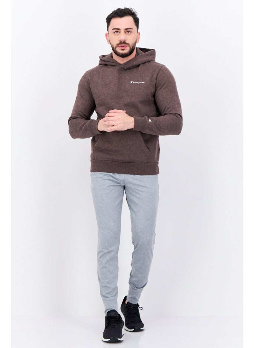 Champion - Men Sportswear Fit Long Sleeves Running Sweatshirt, Brown - Image 1