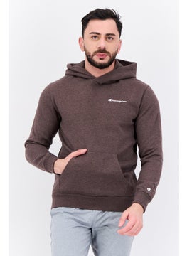 Men Sportswear Fit Long Sleeves Running Sweatshirt, Brown