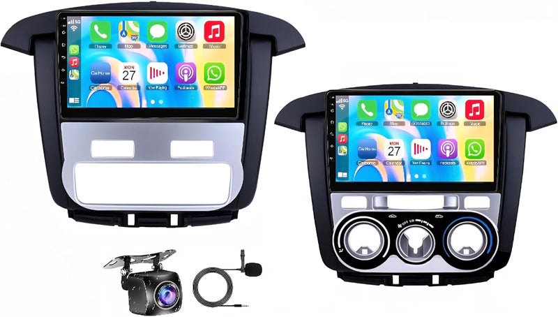 فيريكس ستيريو سيارة تويوتا إينوفا مناسب لشاشة أندرويد تويوتا إينوفا 2011-2015، كاربلاي، أندرويد أوتو لاسلكي، نظام ملاحة جي بي إس، واي فاي، كاميرا AHD (يدوي/أوتوماتيكي، متوافق مع كليهما) (8+128 جيجابايت كاربلاي 8 كور) - Image 1