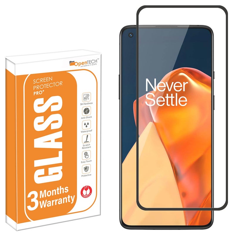 OpenTech ® Military-Grade Tempered Glass Screen Protector Compatible for Oneplus Nord CE 3 Lite 5G with Edge to Edge Coverage and Easy Installation kit - Image 1