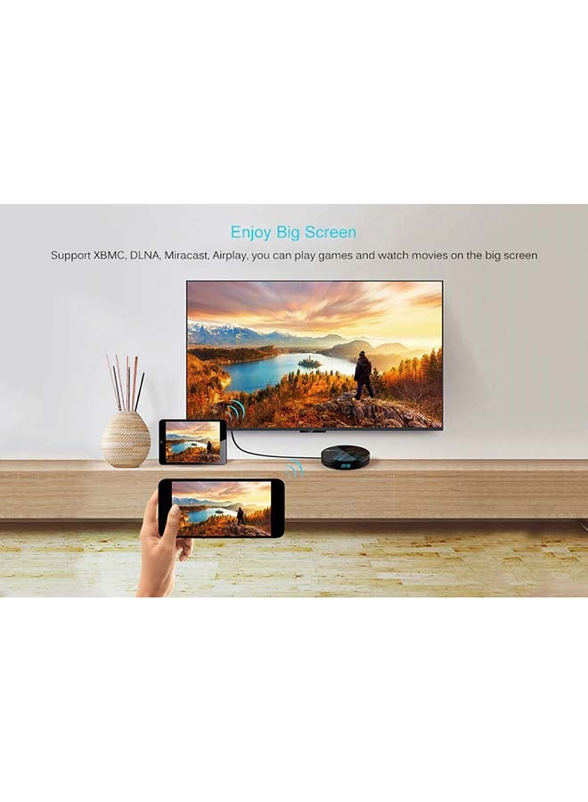 Wownect HK1 Max Android TV Box With 5G Support WIFI Bluetooth Full HD 3D 4K TV Box Wireless Screen Projection ANTV-WO-HK1MX-4-128 Black - Image 2