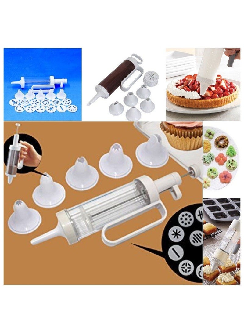 مجموعة أدوات تزيين البسكويت وتزيين الكيك مكونة من 18 قطعة من مجموعة مطبخ الخبز لتشكيل البسكويت - Image 4