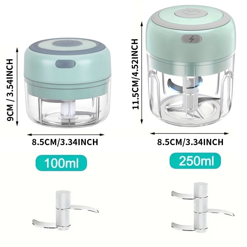 Mini Electric Garlic Mixer Wireless Electric Garlic Mixer Garlic Puller Garlic Sputter Garlic Press Machine Household Garlic Mixer - Image 3