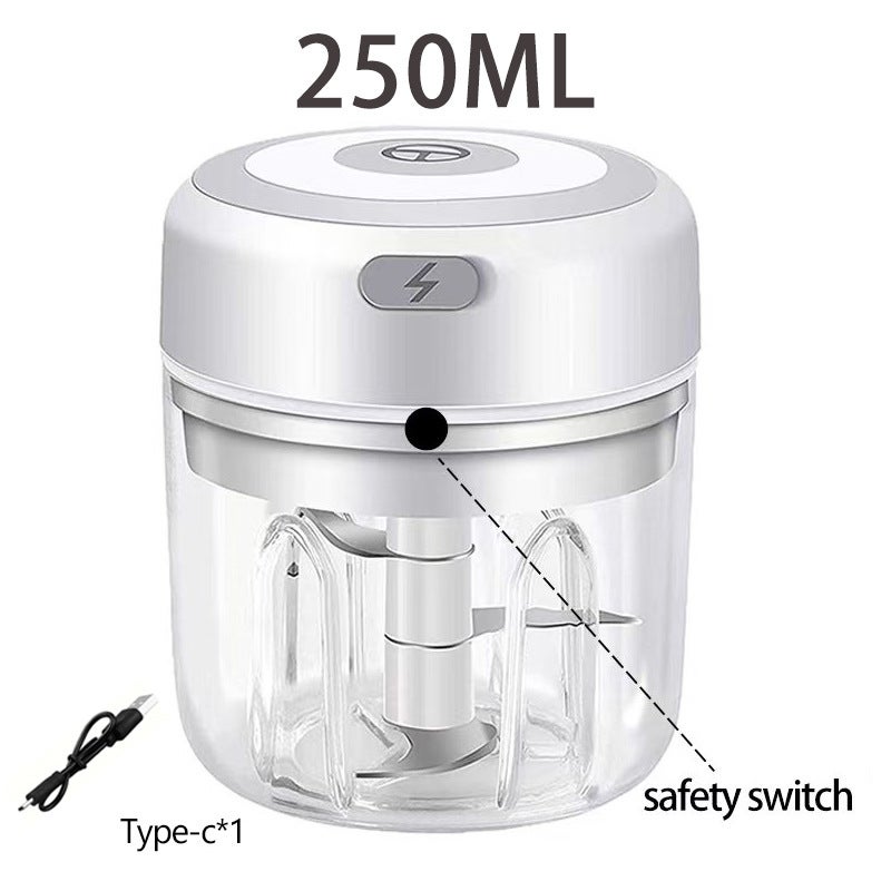 Mini Electric Garlic Mixer Wireless Electric Garlic Mixer Garlic Puller Garlic Sputter Garlic Press Machine Household Garlic Mixer - Image 1
