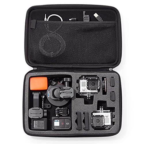 Action Pro حقيبة حمل كبيرة الحجم متوافقة مع كاميرات GoPro Hero 13 12 11 10 9 8 7 6 5 4 3+ 3 SJCAM YI Noise Play DJI OSMO وغيرها من كاميرات الحركة - Image 1