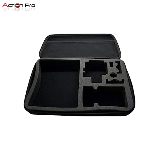 Action Pro حقيبة حمل كبيرة الحجم متوافقة مع كاميرات GoPro Hero 13 12 11 10 9 8 7 6 5 4 3+ 3 SJCAM YI Noise Play DJI OSMO وغيرها من كاميرات الحركة - Image 3