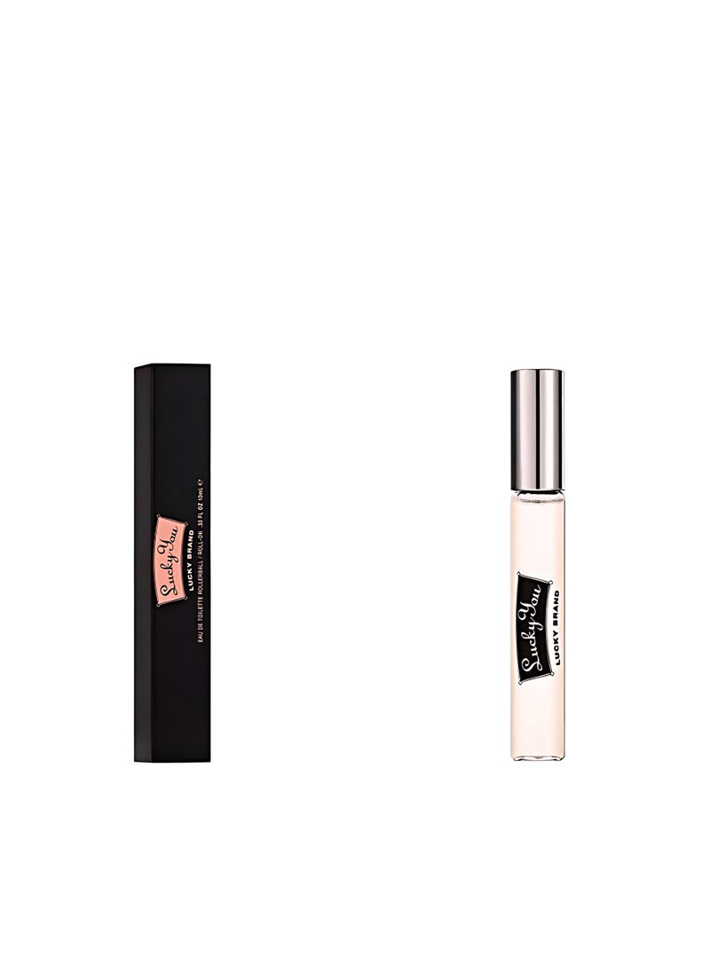 LUCKY BRAND - Lucky You Perfume for Women Mini EDT Rollerball Roll-On 0.33 Ounce - Image 1