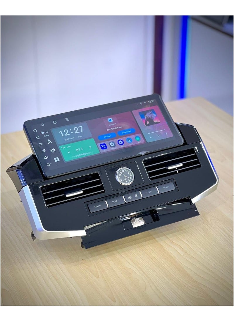 Android Car Stereo 12.3 Inch For Toyota Land Cruiser 2007 To 2022 2GB RAM 32GB ROM Support Apple Carplay Android Auto With Complete Frame WiFi USB AHD Camera included