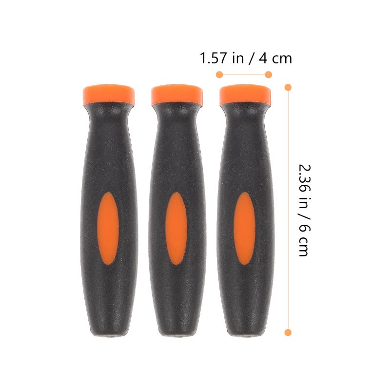 12 Pack 5mm Rubber File Handle Grip Ergonomic Replacement for Woodworking DIY Tools - Image 3