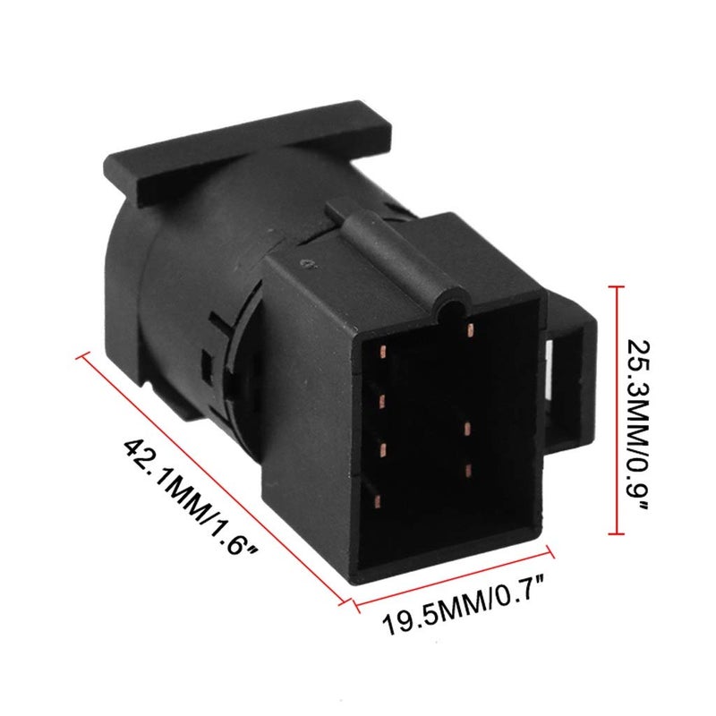Yurefax Heater Blower Motor Control Switch for GMC C1500 SUBURBAN 1995-1999 - Image 2