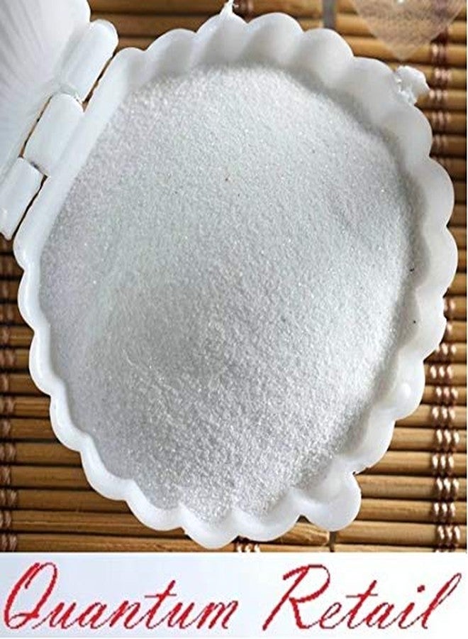 Quantum Retail Sugar Size White Quartz Sand Gravel & Substrate for Aquarium Decoration, Home and Garden Decor & Vase fillers (2 KG) - Image 3
