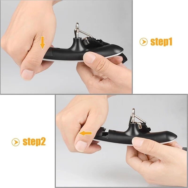 Digital Luggage Scale, Digital Luggage Weight Scale Mini 50Kg High Precision Portable Electronic Weighing Handheld Suitcase Hanging,for Suitcase Hanging Weight - Image 5