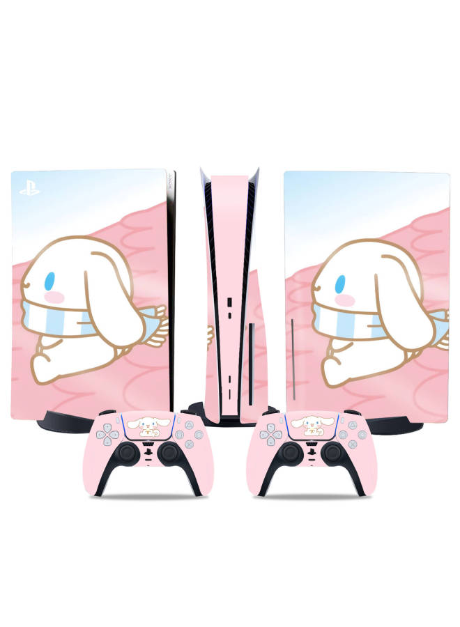 Loquat PS5 Host Sticker Ps5 Optical Drive Digital Version Lightweight Handle Protective Film Cartoon Cartoon Pain Sticker Frosted Skins-Color:TN-DiskPS5-10468 - Image 2