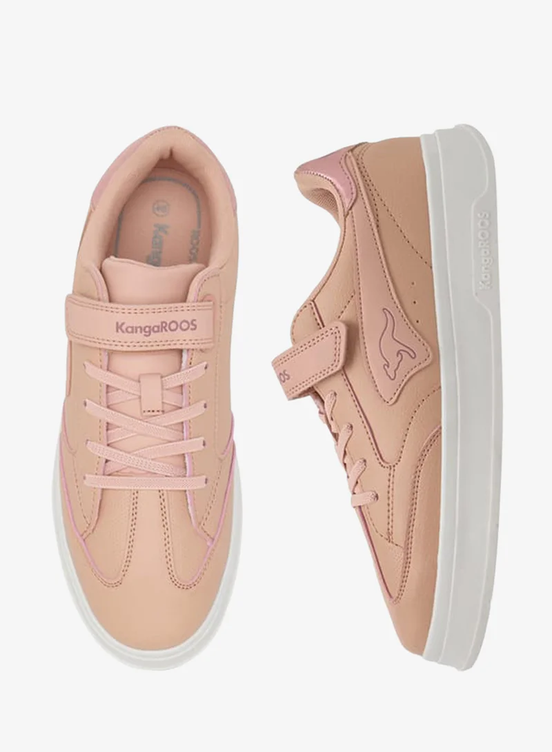kangaROOS PINK Women's Panelled Sports Shoes With Hook And Loop Closure for Women | Best Price UAE
