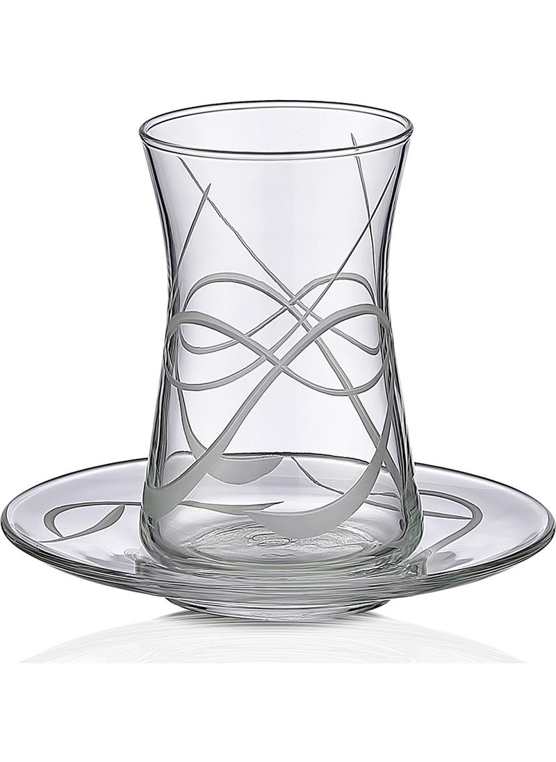 Royal Home Roya Home Gardenya 12 Piece Tea Glass Set for 6 People  - Image 1