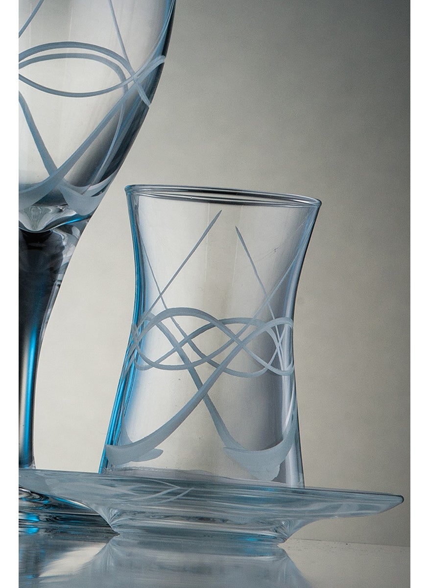 Royal Home Roya Home Gardenya 12 Piece Tea Glass Set for 6 People  - Image 2