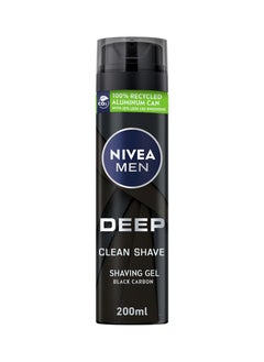 NIVEA MEN Nivea Men Deep Clean Shaving Gel 200m  - Image 1