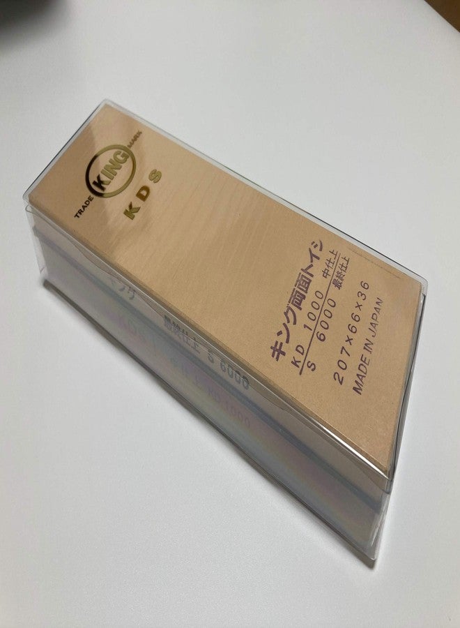 كينج حجر شحذ King KDS بحبيبات 1000/6000، مزدوج الجوانب (للحجر فقط) - Image 3