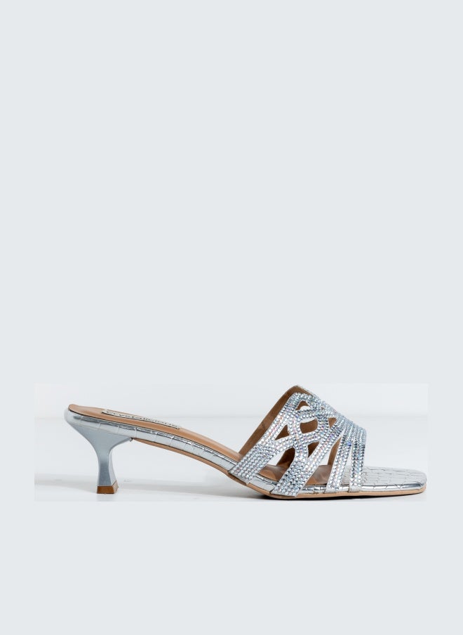 Crystalicious Nysa Rhinestone luxurious Soft Handcrafted Heel Day-to-Evening Glamour - Image 1