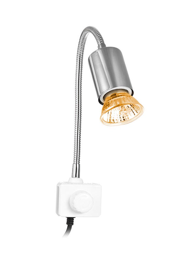 NIBEMINENT Halogen Heat Lamp For Reptiles Aquarium Silver 0.05kg - Image 1