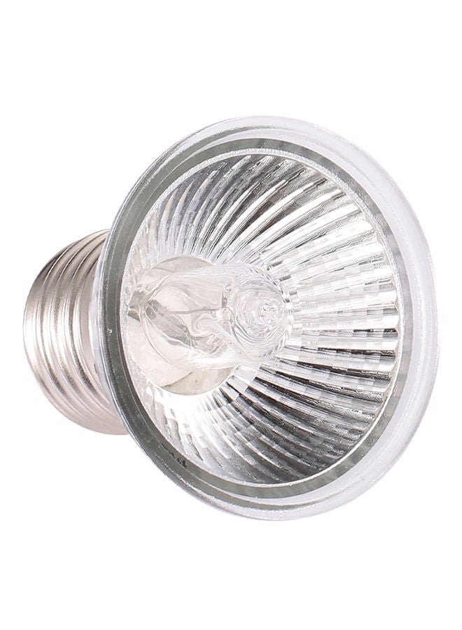 NIBEMINENT Halogen Heat Lamp For Reptiles Aquarium Silver 0.05kg - Image 2
